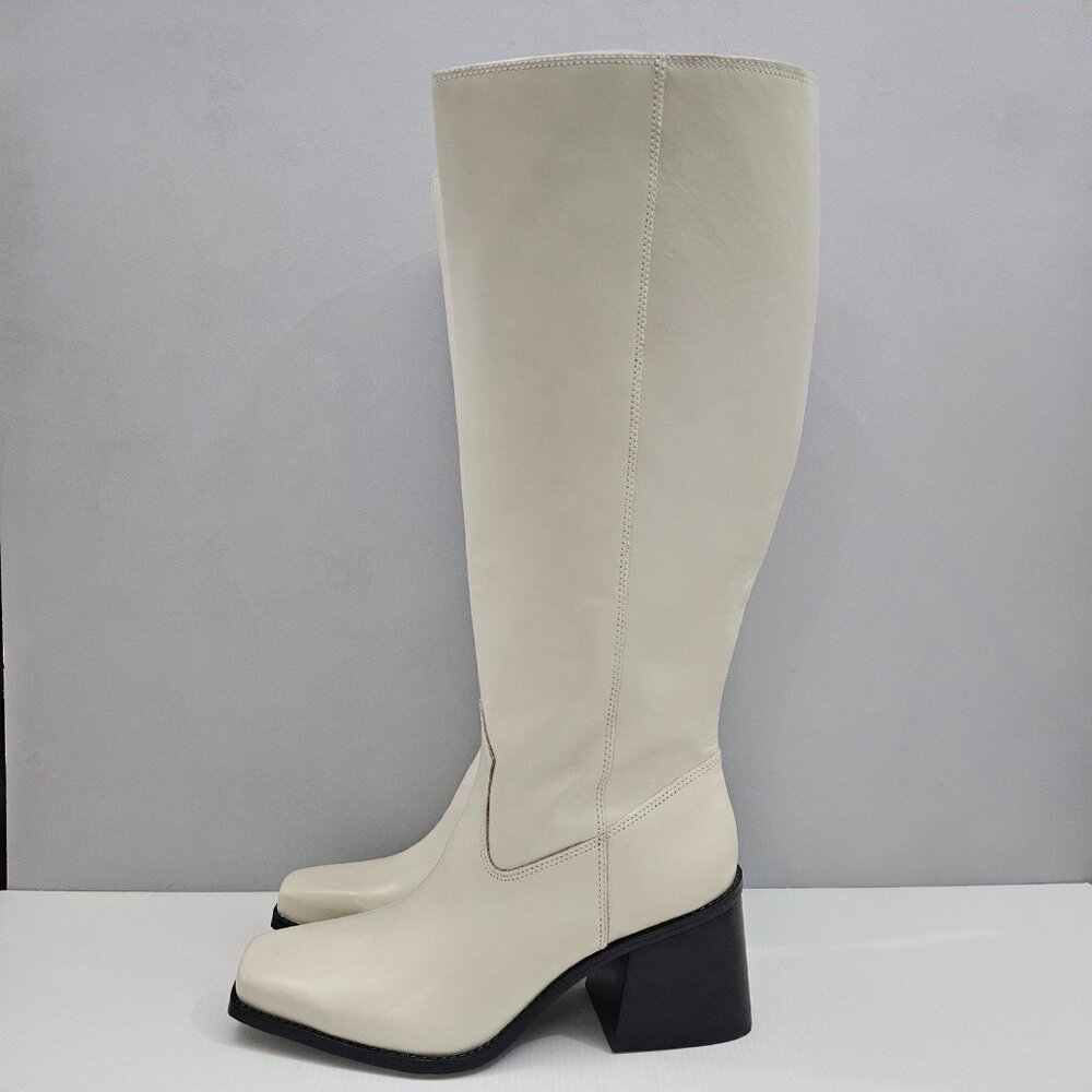 Vince Camuto Off-White Heeled Boots WC